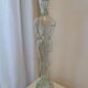 Glass medieval knight-shaped decanter bottle - vintage