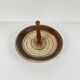 Round plate with ceramic handle, 1960s/70s