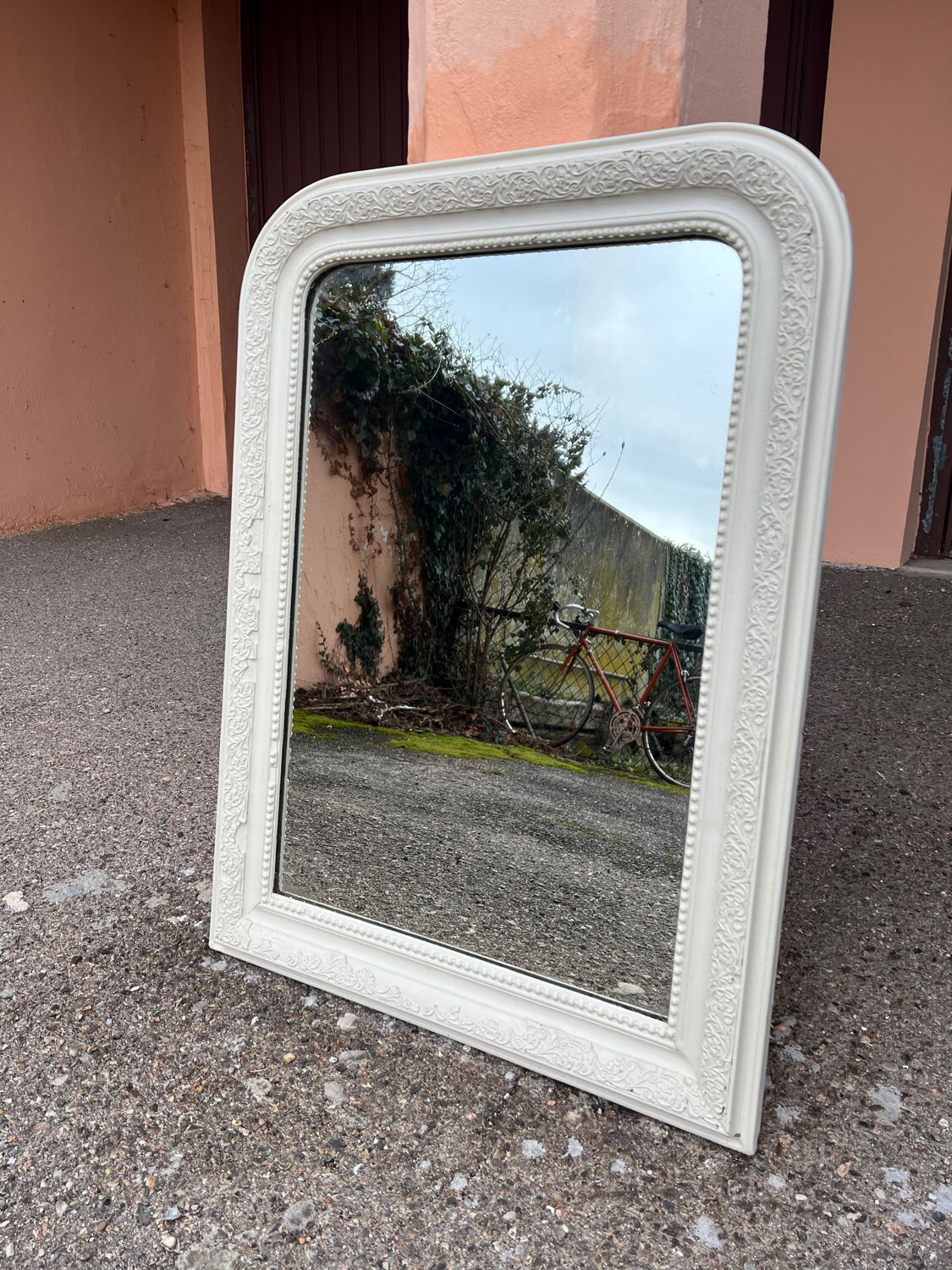 White Louis-Philippe mirror
