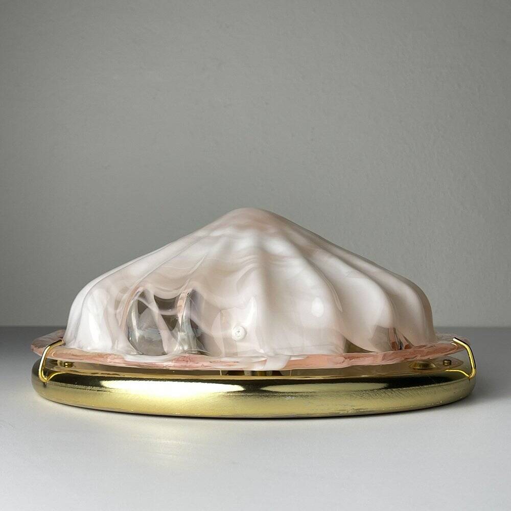 Vintage Murano ceiling lamp by La Murrina, Italy, 1980s
