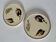 Two hand-painted Longwy bowls with an Autumn design.