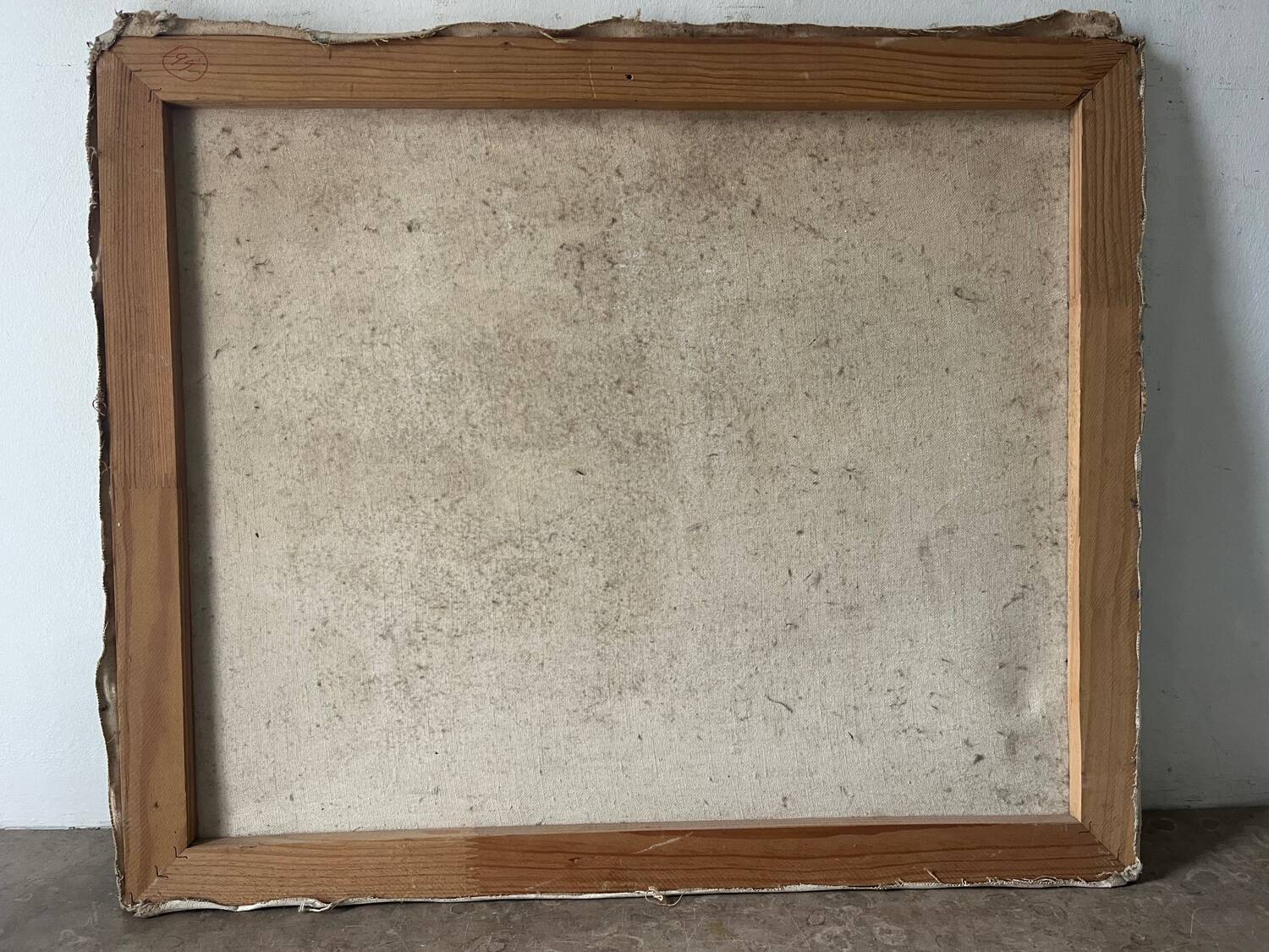 Soldiers and horses lost in the forest, signed