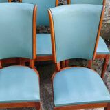6 art deco chairs 1940