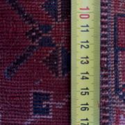 Antique handmade Persian Qashqai nomadic rug – blue background 94x112cm