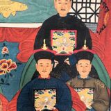 Painting, portrait of Chinese ancestors