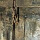 Porte ancienne en bois avec cadre