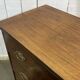 English commode with 3 drawers from the 19th century in mahogany.
