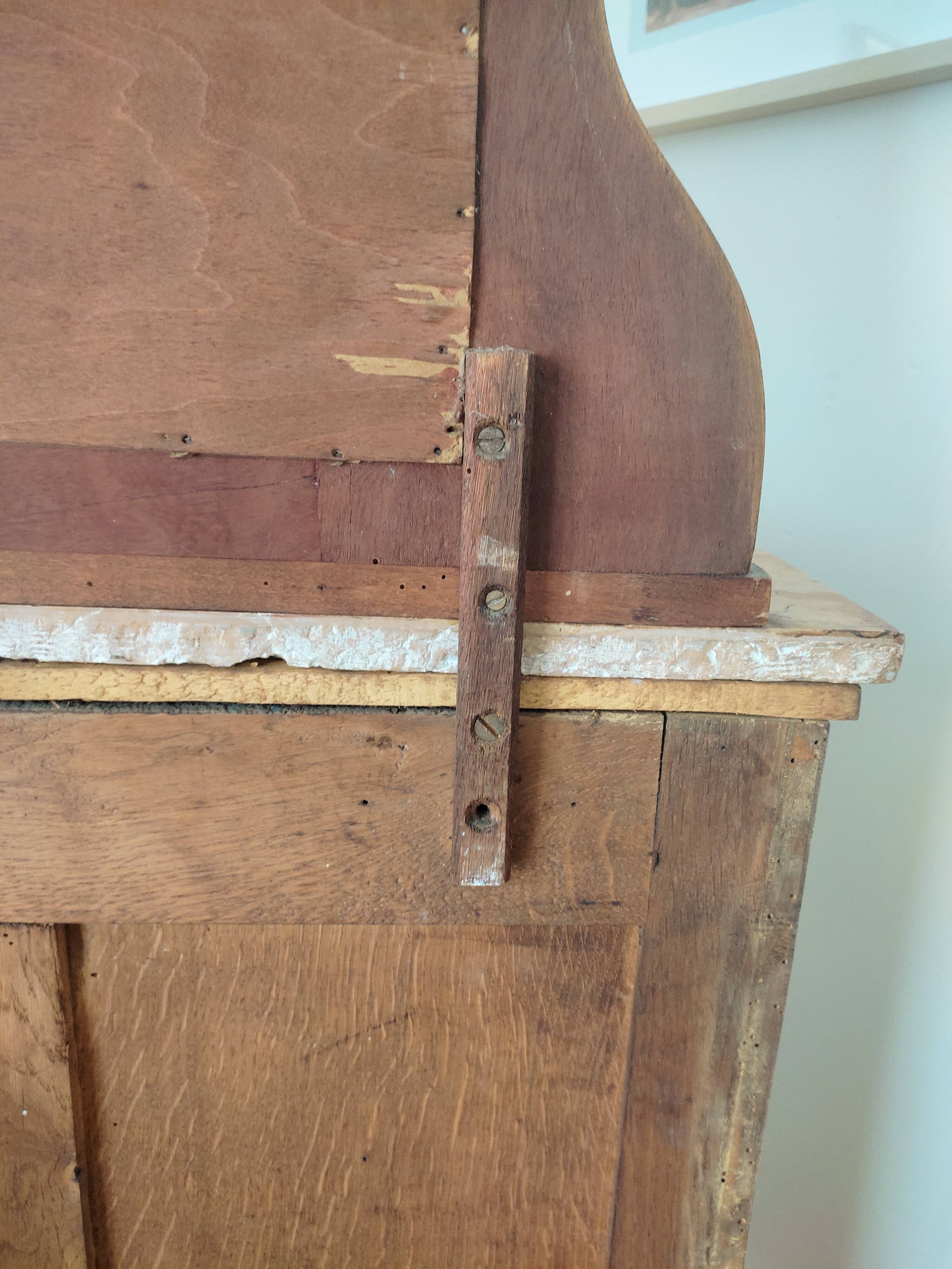 Louis XVI style wooden sideboard