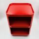 Module de rangement Kartell rouge design italien des années 70