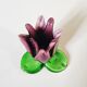 Glass paste candle holder