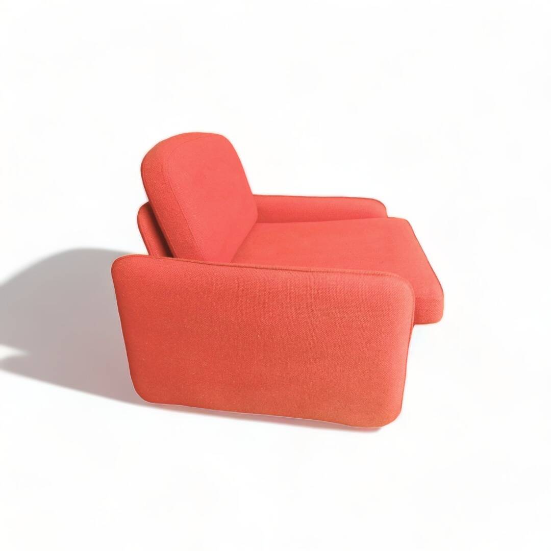 Red fireside chair from the 70s