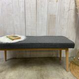 Scandinavian bench grey curls