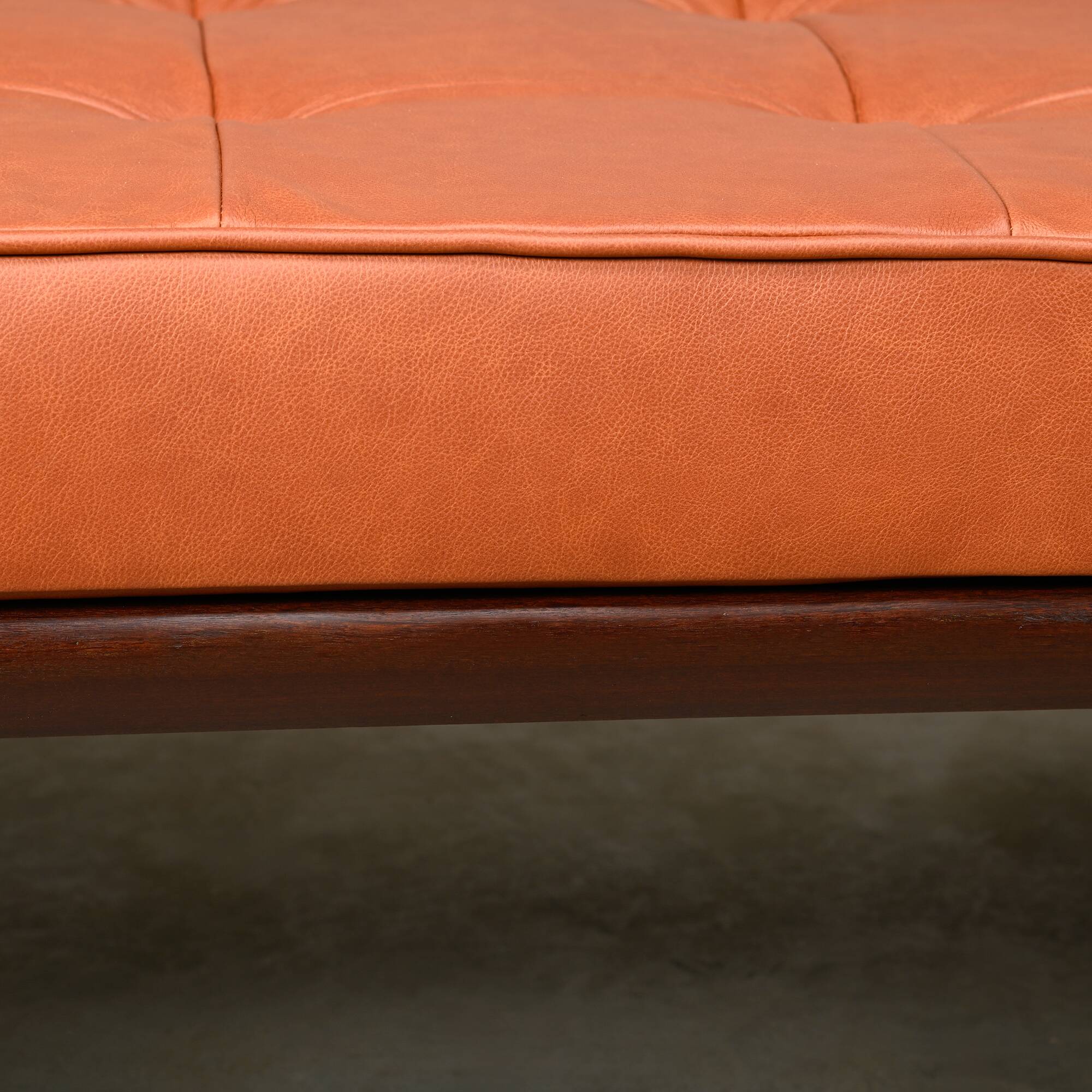 Hans J. Wegner GE19 Daybed in Teak and Camel Leather for Getama Denmark