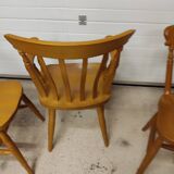 Set of country chairs and armchairs