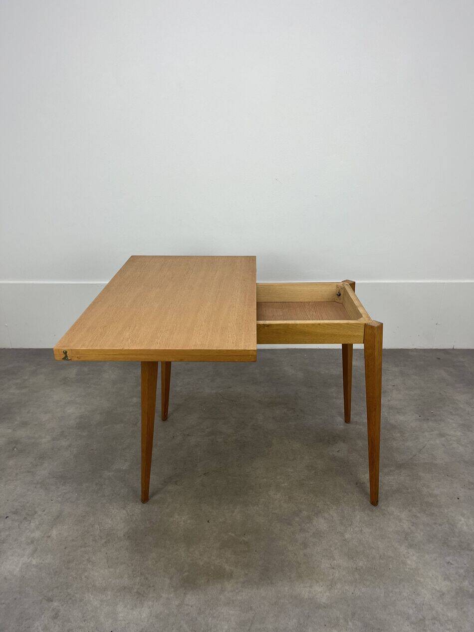 Compass leg table, 1950s, vintage.