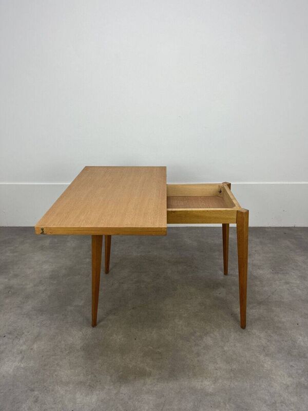 Table portefeuille pied compas années 50, vintage