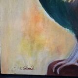Framed HST painting - The Rooster