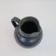 Large blue glazed stoneware pitcher Le Rivet France