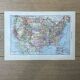 Map of the United States - 20x29cm 1922