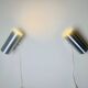 Cylindrical C-1582 Metallic Wall Lamps By Raak Amsterdam, The Netherlands 1960S