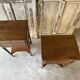 Pair of Louis XVI style bedside tables 1970s