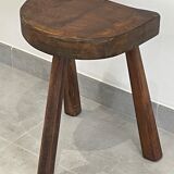 Brutalist tripod stool