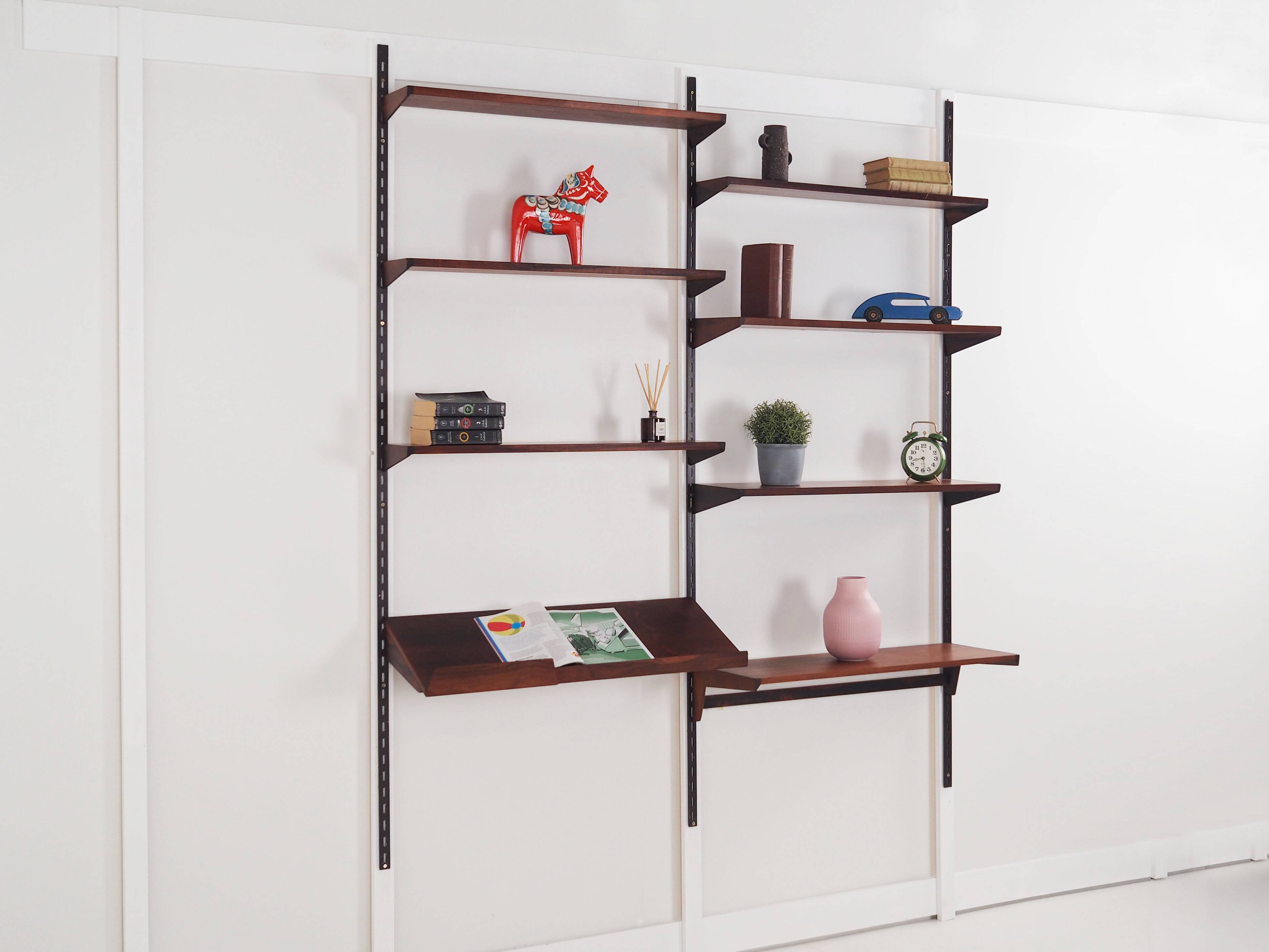 Rosewood system bookcase, Danish design, 1960s, designer: Kai Kristiansen