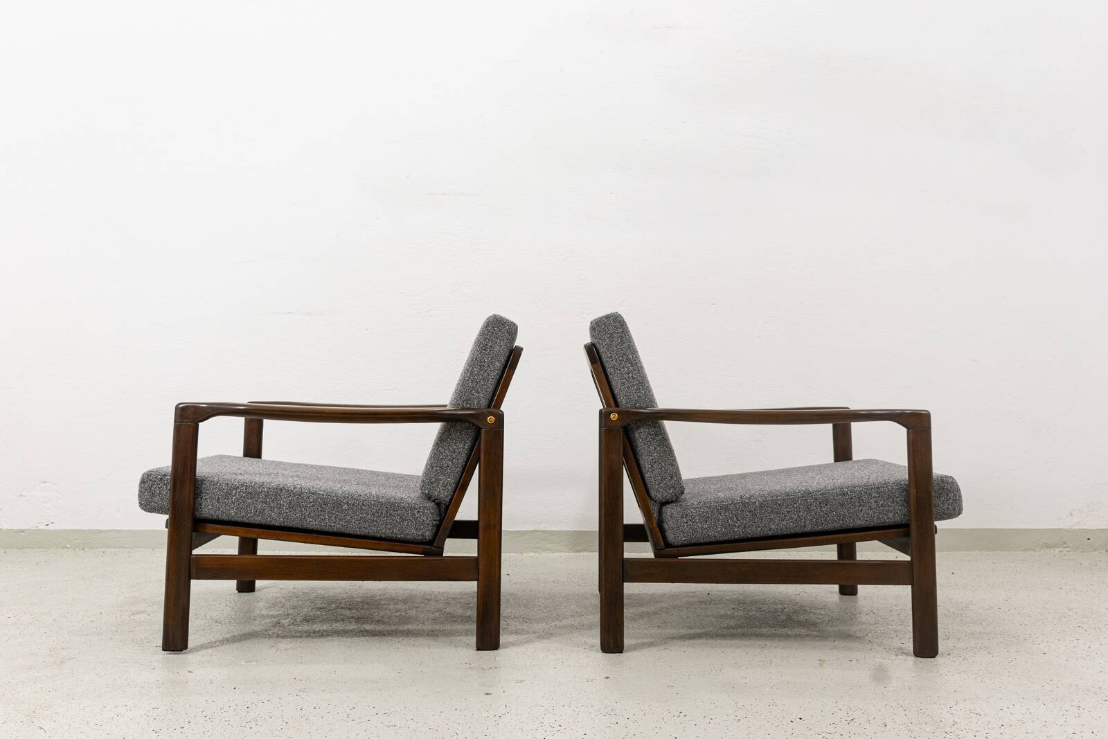 Vintage armchairs B-7522 designed by Zenon Bączyk, Poland, 1960s, set of 2