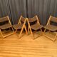 Ensemble de quatre chaises Kon Tiki par Gillis Lundgren, Ikea, Suède, années 1980