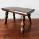 Vintage 1960s wooden footrest