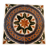 Composition de 4 carreaux portugais des années 1980