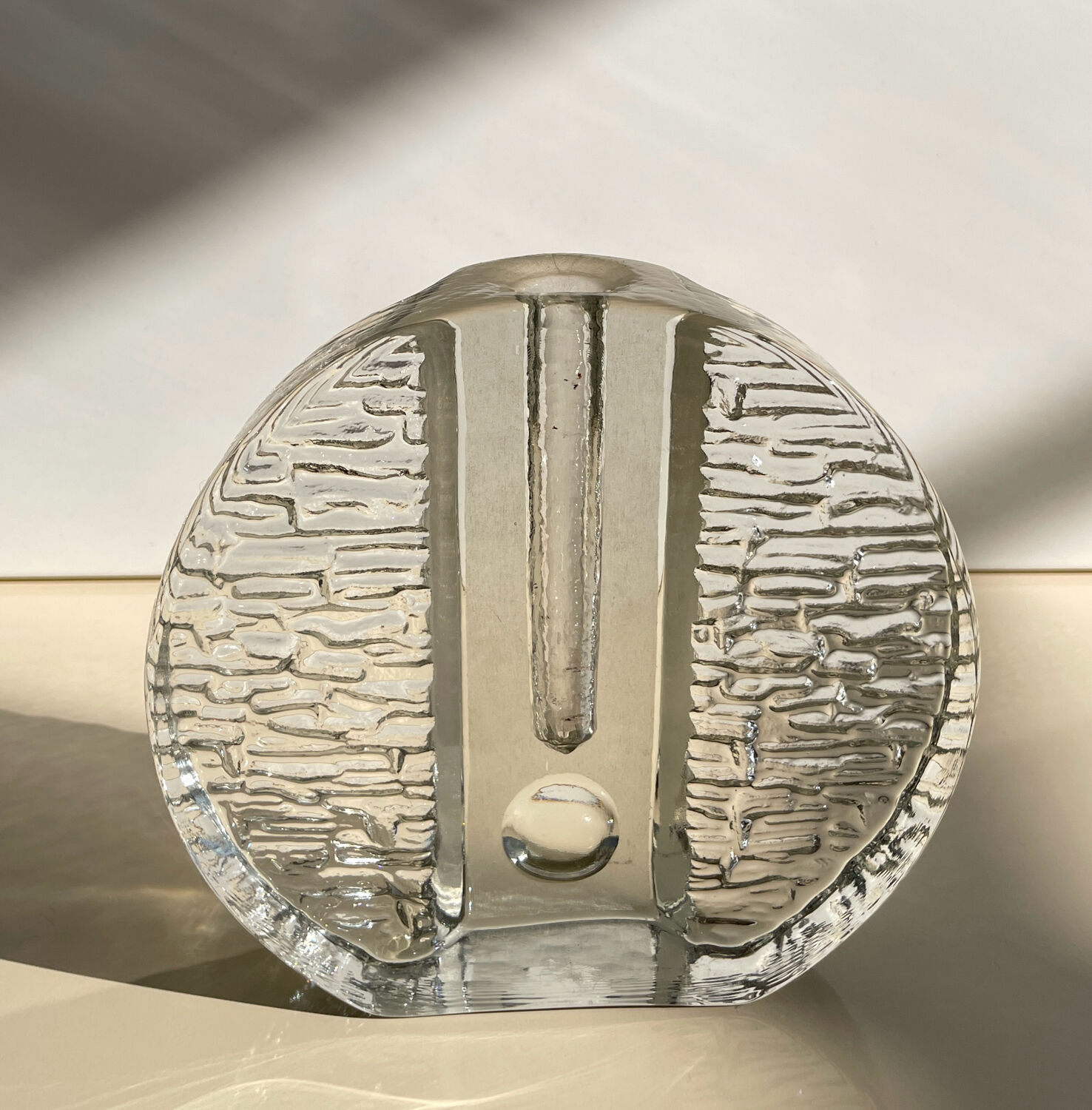 Moulded glass soliflore, 1960-70 - Germany - Space Age