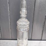 Ancienne bouteille en verre soufflé, 19è