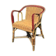 Vintage wicker armchair 1960