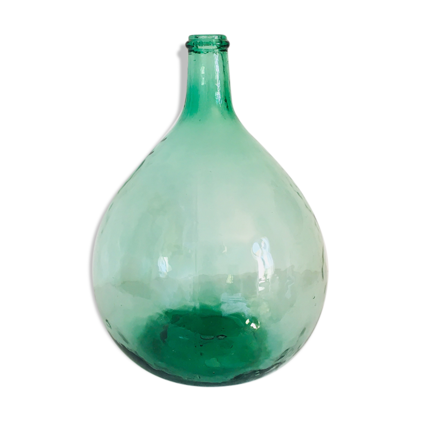 Bluish green demijohn 10 litres