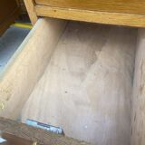 Vintage Schoolmaster's Desk Mullca Delagrave 1970 Mid-century Desk