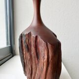 Vase Sculpture 20th Century Australian Rosewood DLG Doug Ayers
