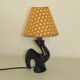 Ceramic Casserole lamp from the 60