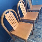 3 chaises Baumann modèle Argos, meubles sièges anciens