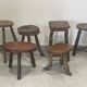 Lot de 6 tabourerts disparates