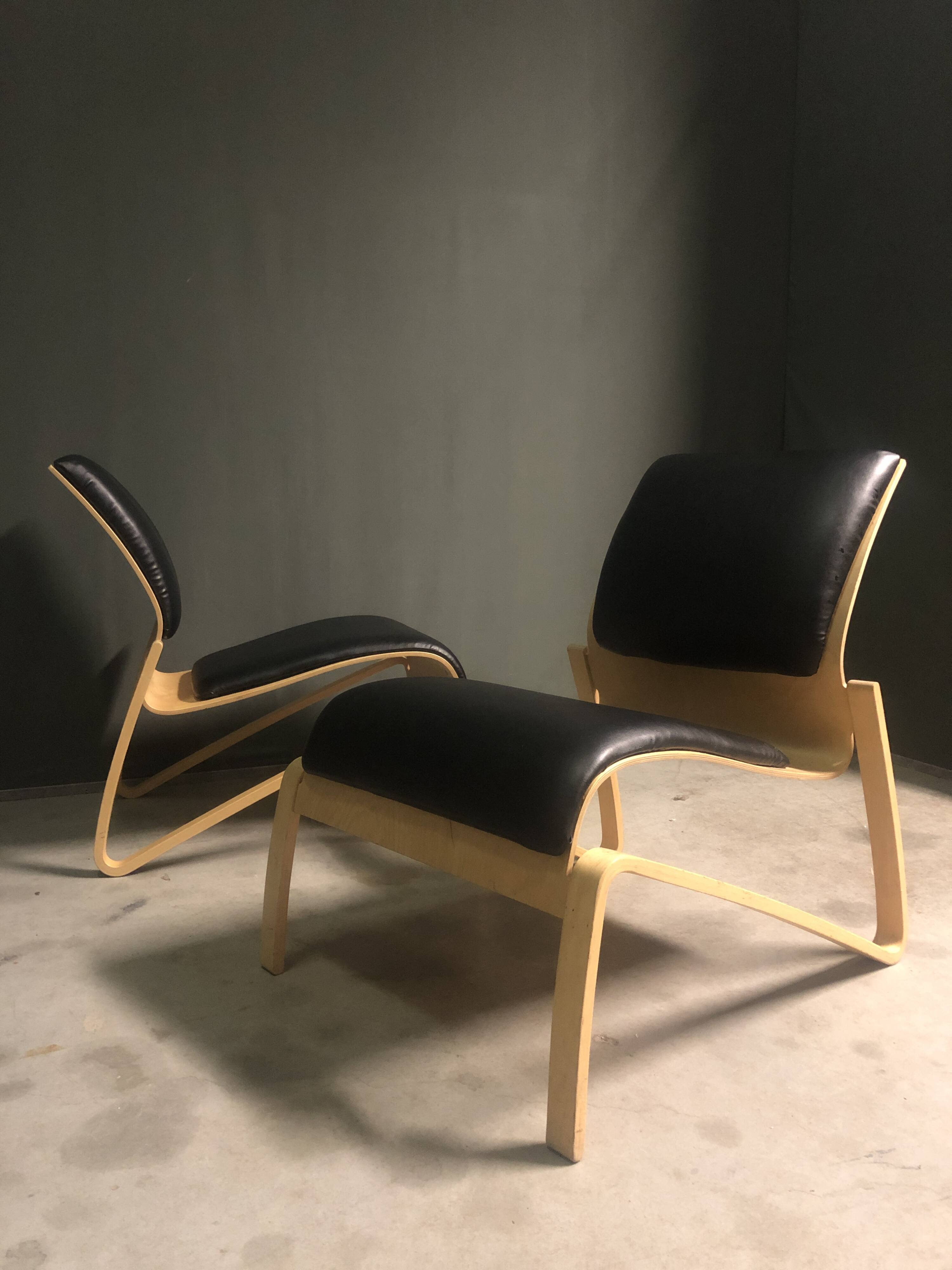 Nadin armchairs by Hans Peter Weidmann for Artek, 1990s