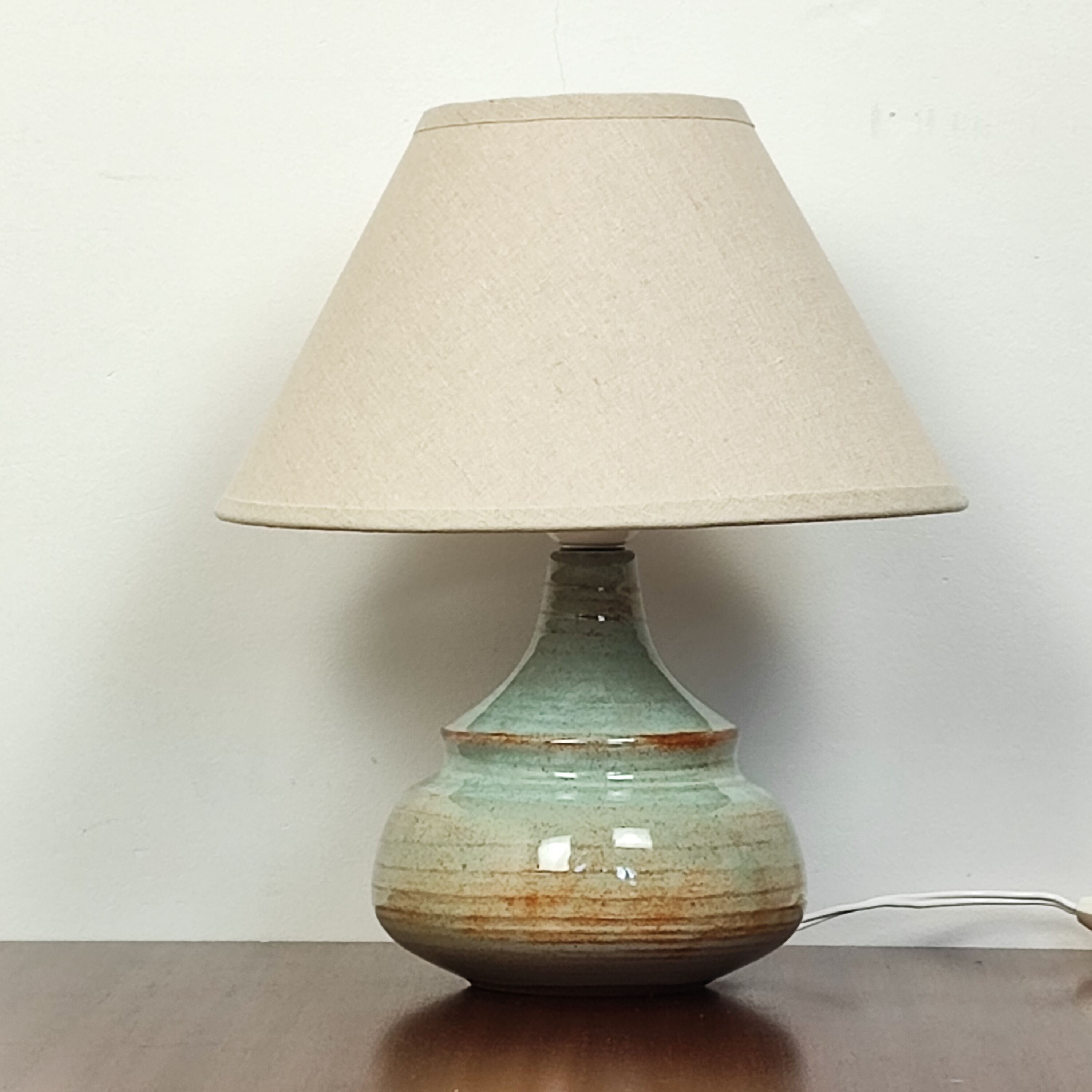 Stoneware bedside lamps
