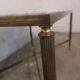 Vintage brass and marble coffee table