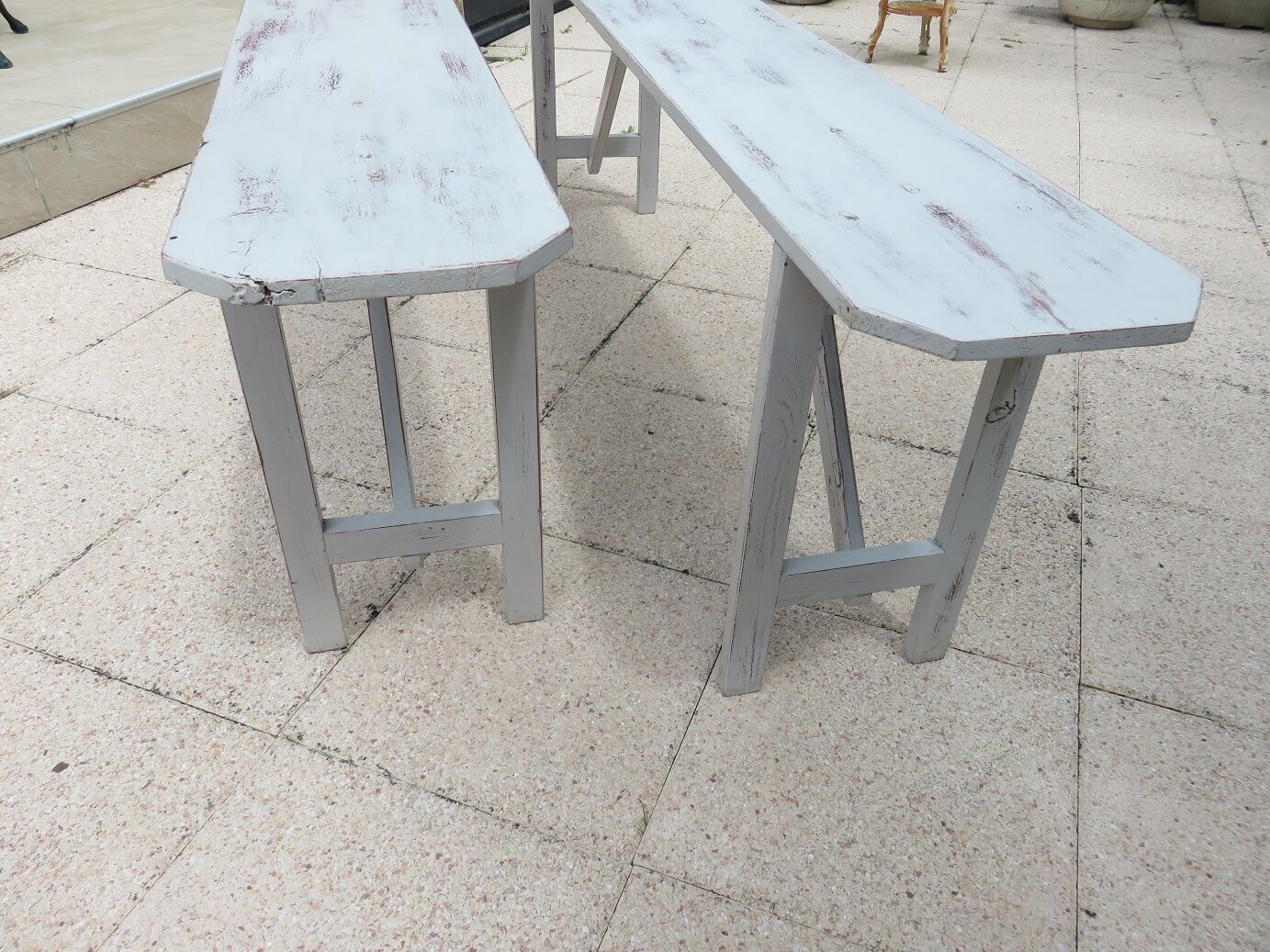 Pair of benches