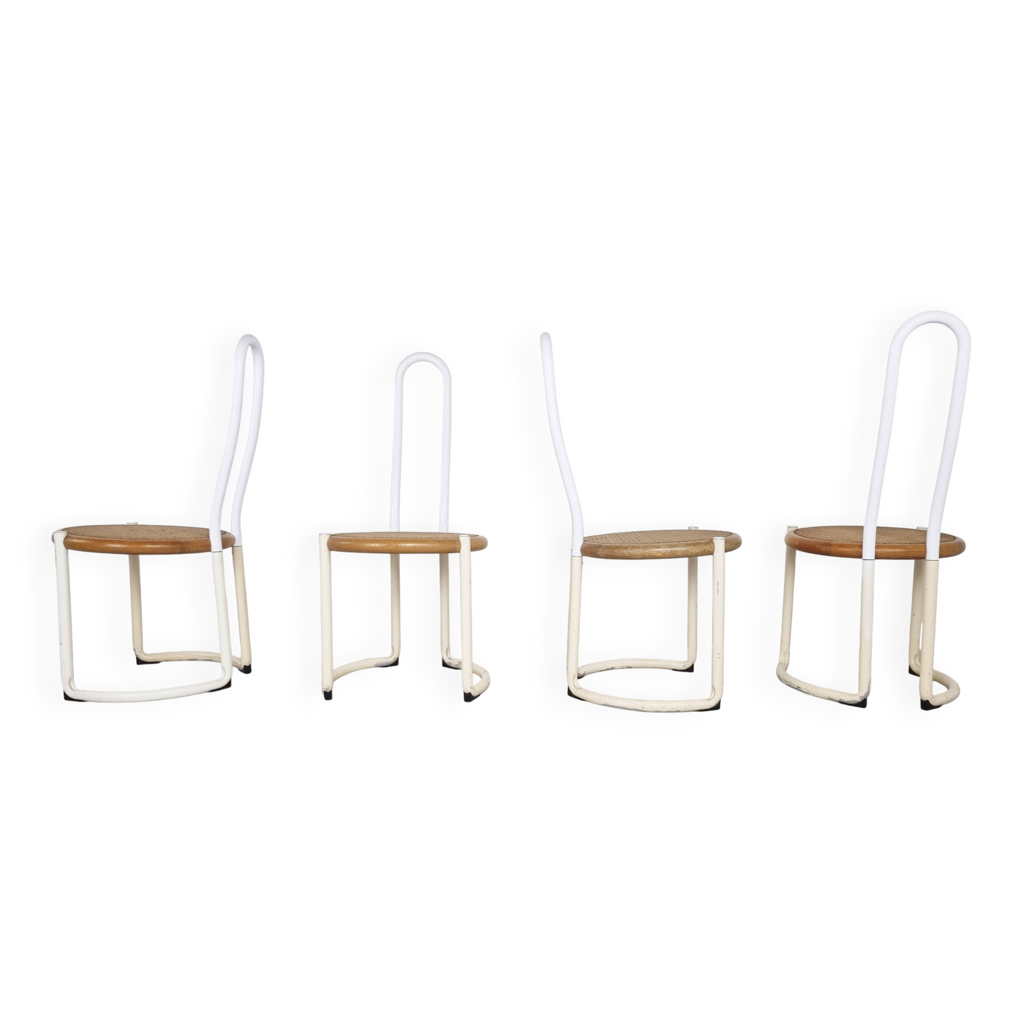 Vintage postmodern dining chairs, 1960s