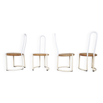 Vintage postmodern dining chairs, 1960s