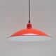 Enamelled sheet metal pendant light