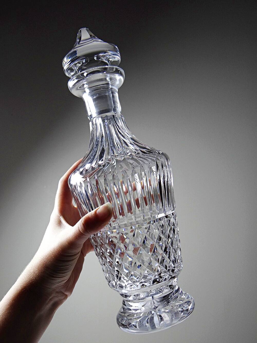 Vintage Waterford Crystal Maeve/Tramore cut crystal carafe, Ireland