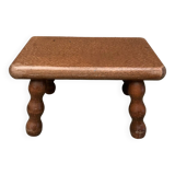 Antique rectangular milking stool