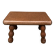 Antique rectangular milking stool